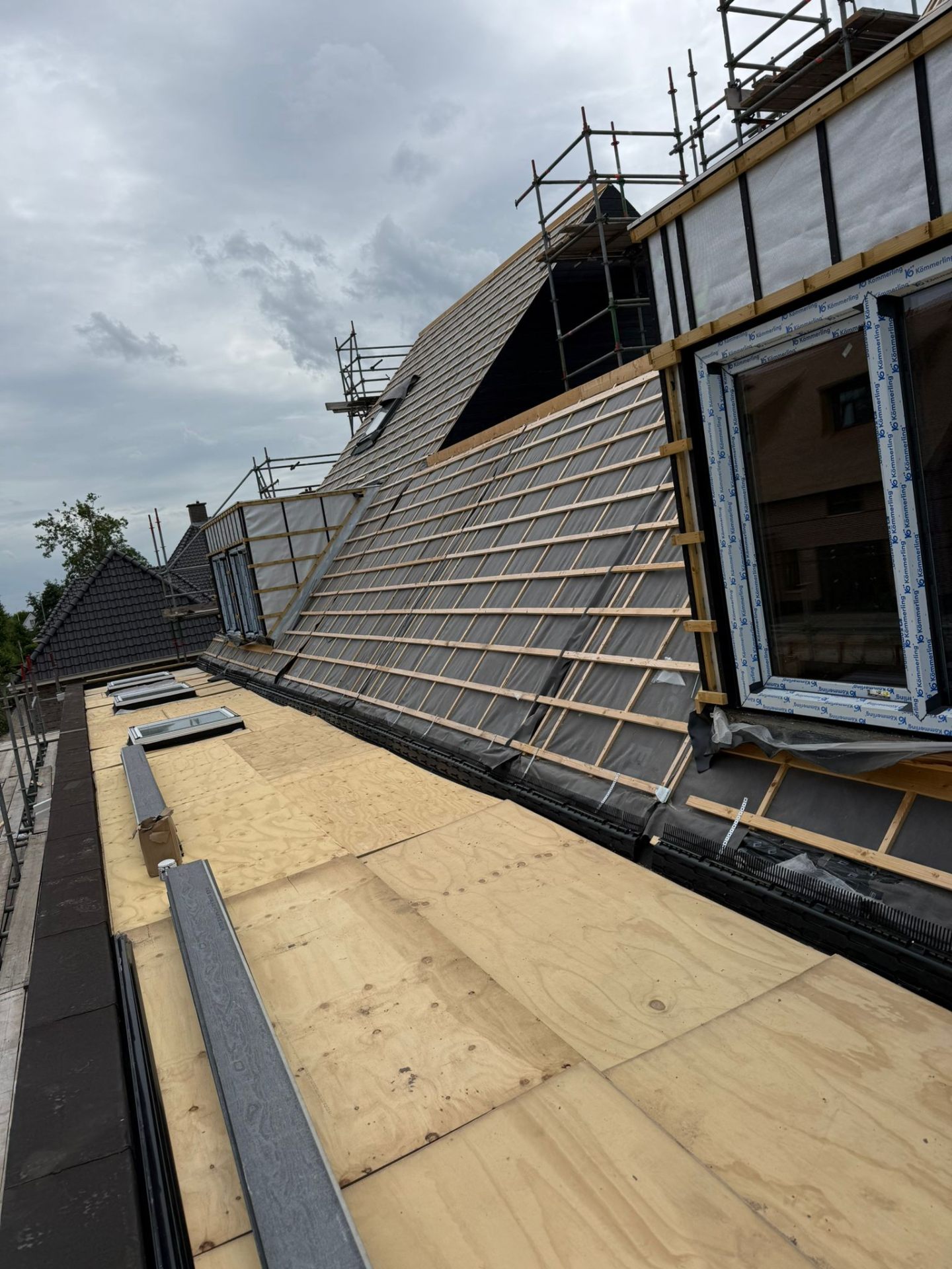 Prefab dakmontage